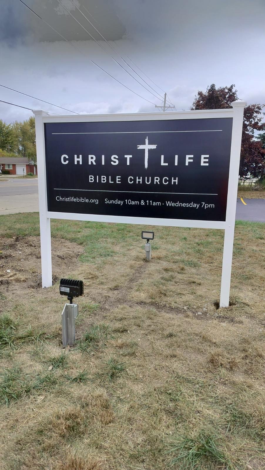Christ Life Bible Church sign