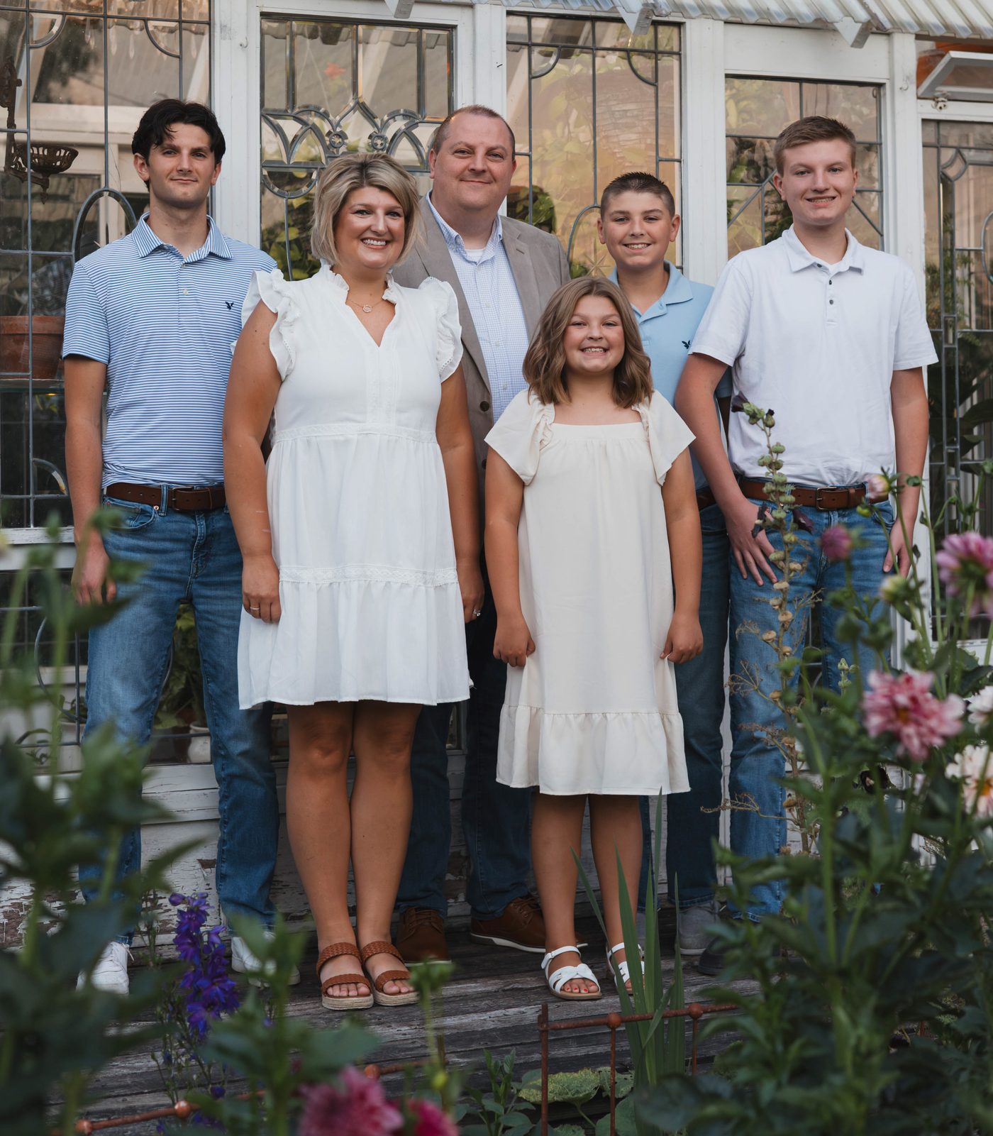 Pastor Brandon Smith with his family